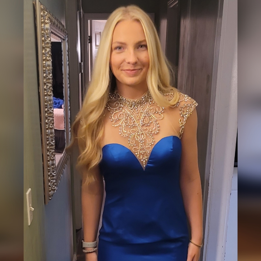 Rachael Allan Blue dress size 6